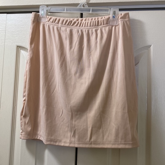 Camel Casual Solid Split Joint O Neck Sleeveless Two Piece - Picture 2 of 3